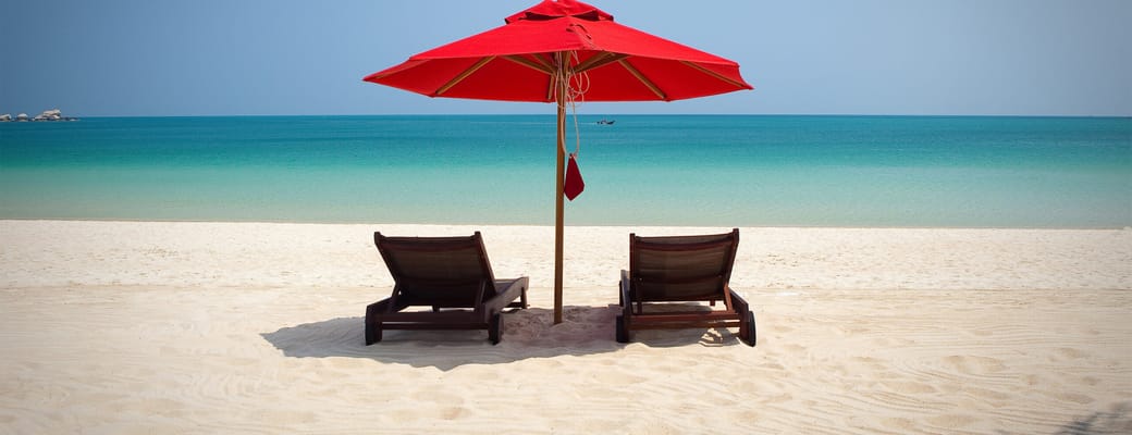 Thailand, Koh Phangan, Anantara Rasananda, Strand Udsigt