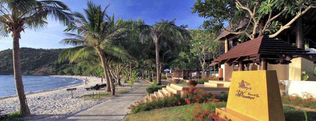 Thailand, Koh Samet, le Vimarn Resort & Spa, Garden Area