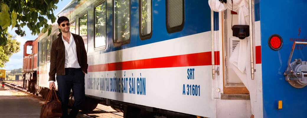 Vietnam the vietage train exterior