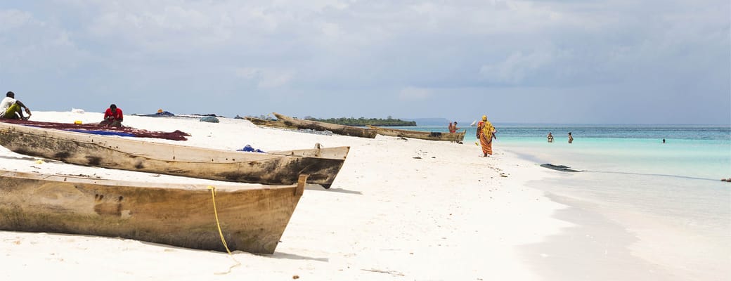 Lokalt liv p&aring; stranden