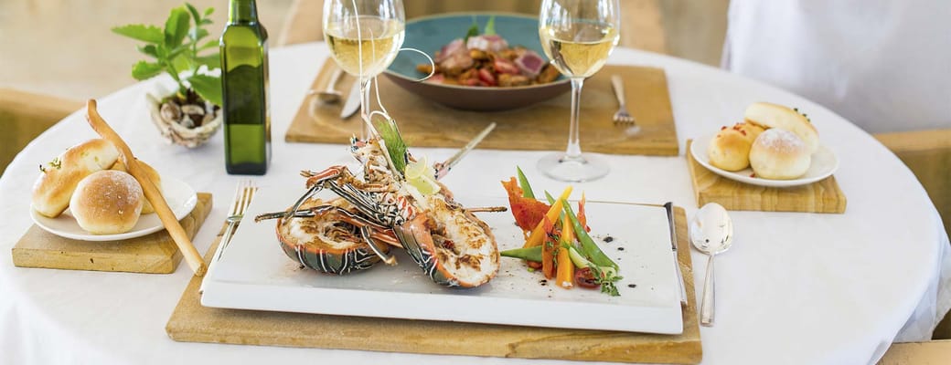 Lobster menu