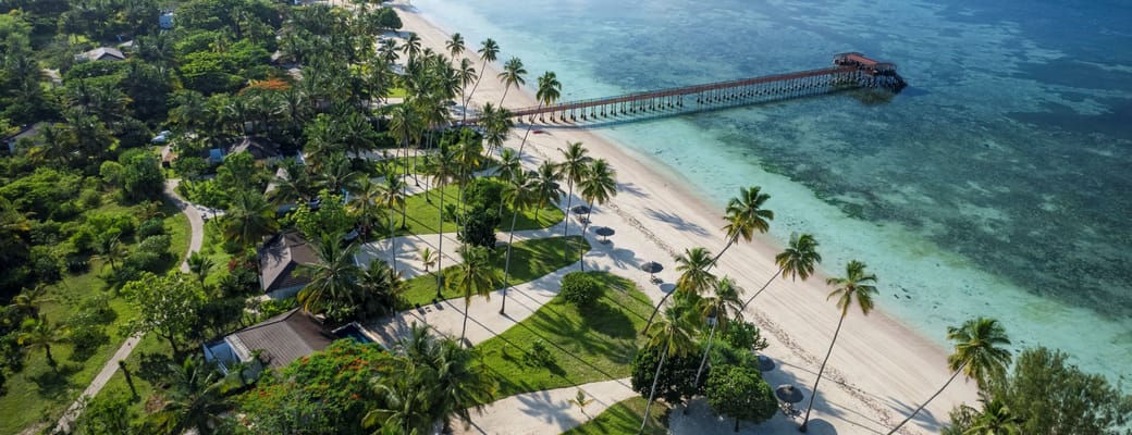 zanzibar the residence drone overview