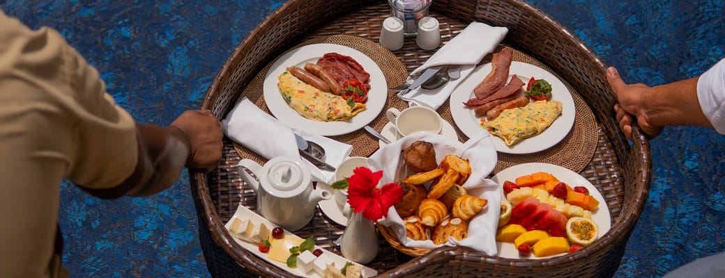 zanzibar the residence floating breakfast