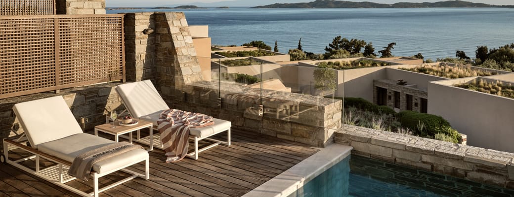 graekenland halkidiki eagles villas ocean one bedroom pool villa scaled