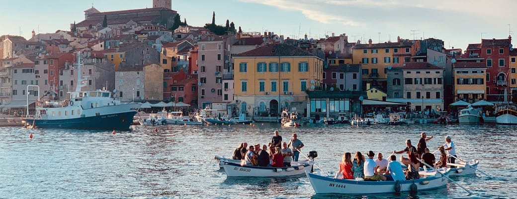 rovinj from water
