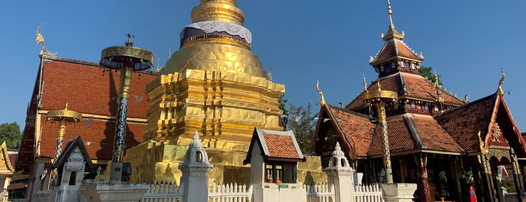 Thailand pioneering lanna trail tur wat pong sanuk dag1