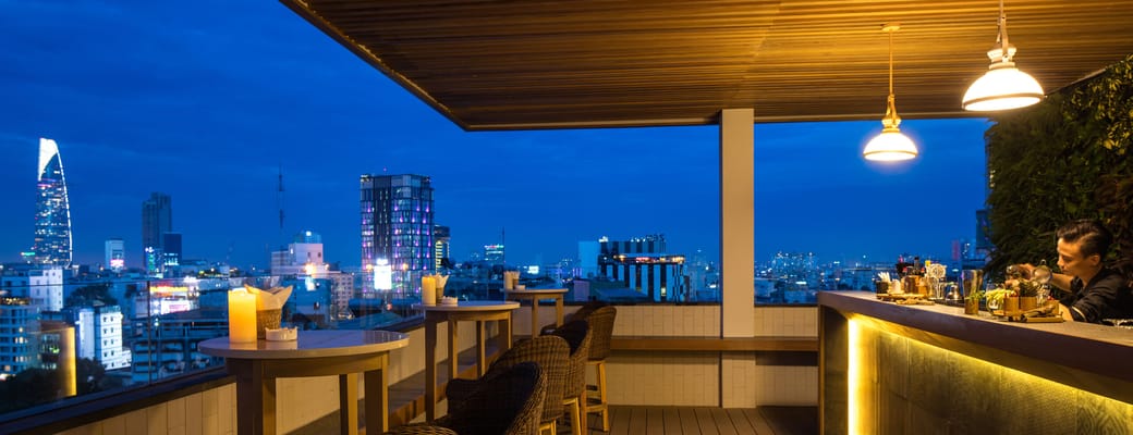 Vietnam hcmc fusion suites zen rooftop bar scaled