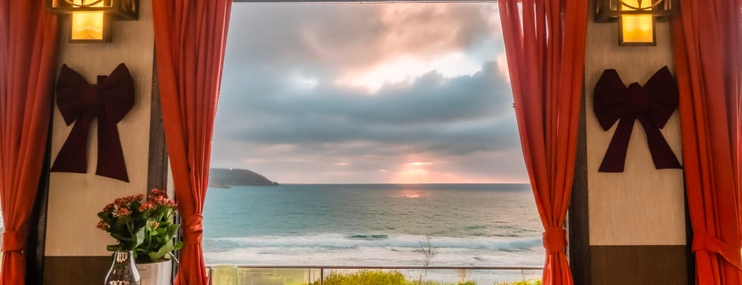 Vietnam sjourney luxury train view from dining car scaled