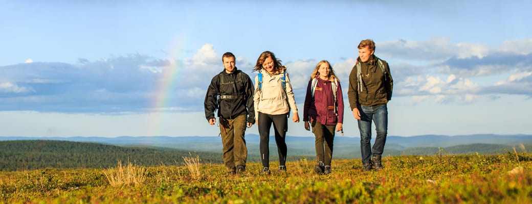 finland Lapland wilderness hotels autumn kiilopaa hiking family scaled