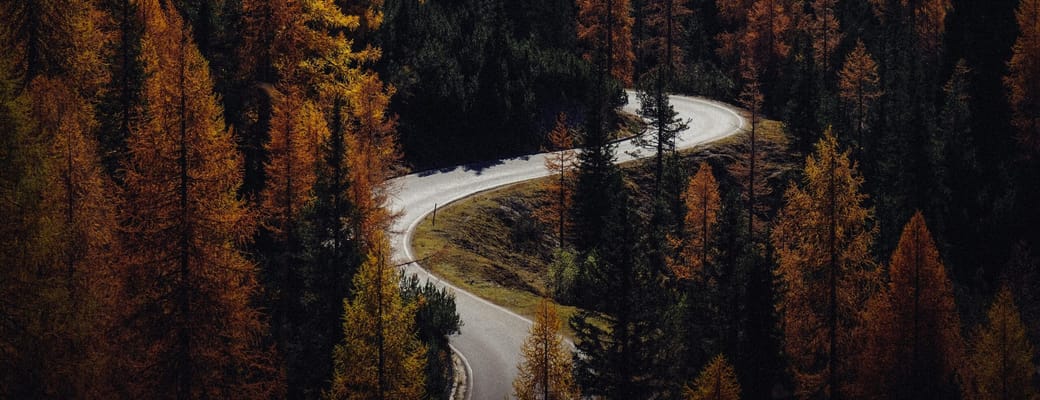 finland Lapland wilderness.hotels autumn curvey road scaled