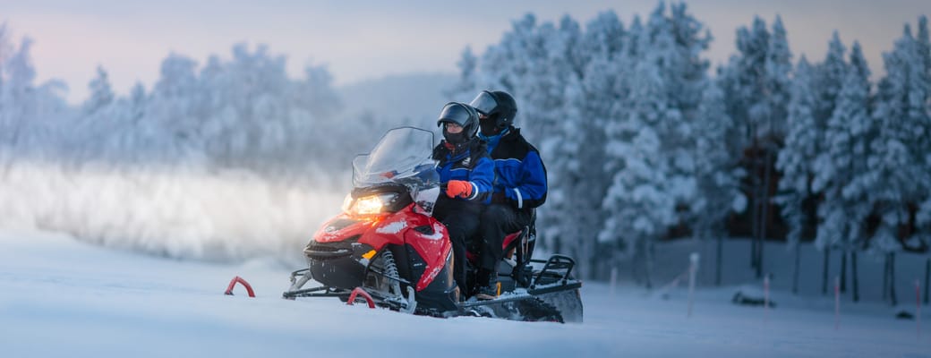 finland Lapland wilderness hotels snowmobile safari1 scaled