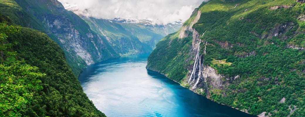 Norge geirangerfjorden