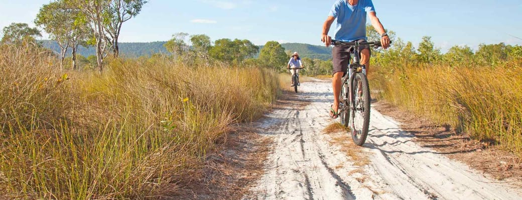 Cambodia, Koh Rong, The Royal Sands, Cykling