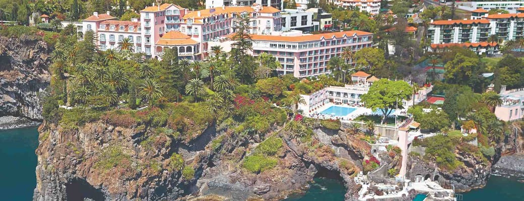Rejser til Portugal, Madeira, Belmond Reid's Palace, udsigt ovenfra