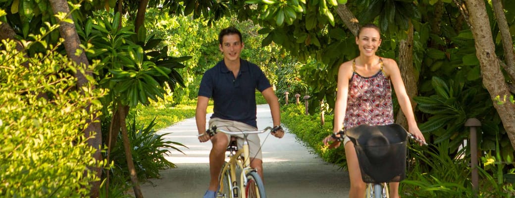 Rejser til Maldiverne, The Residence Maldives at Falhumaafushi, Cykeltur