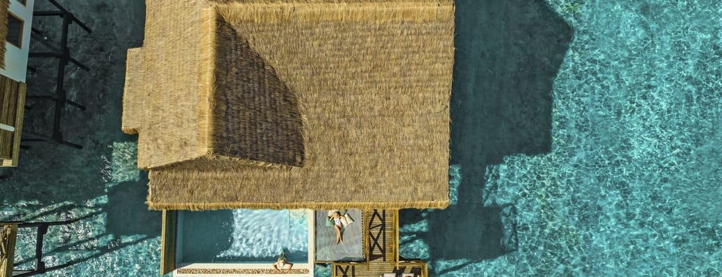 Tanzania Zanzibar Bawe Island Lagoon Suite Ovenfra
