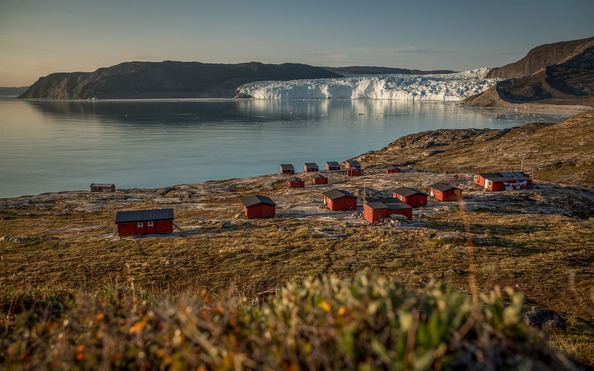 Vulkanø og hvaler i Diskobugten