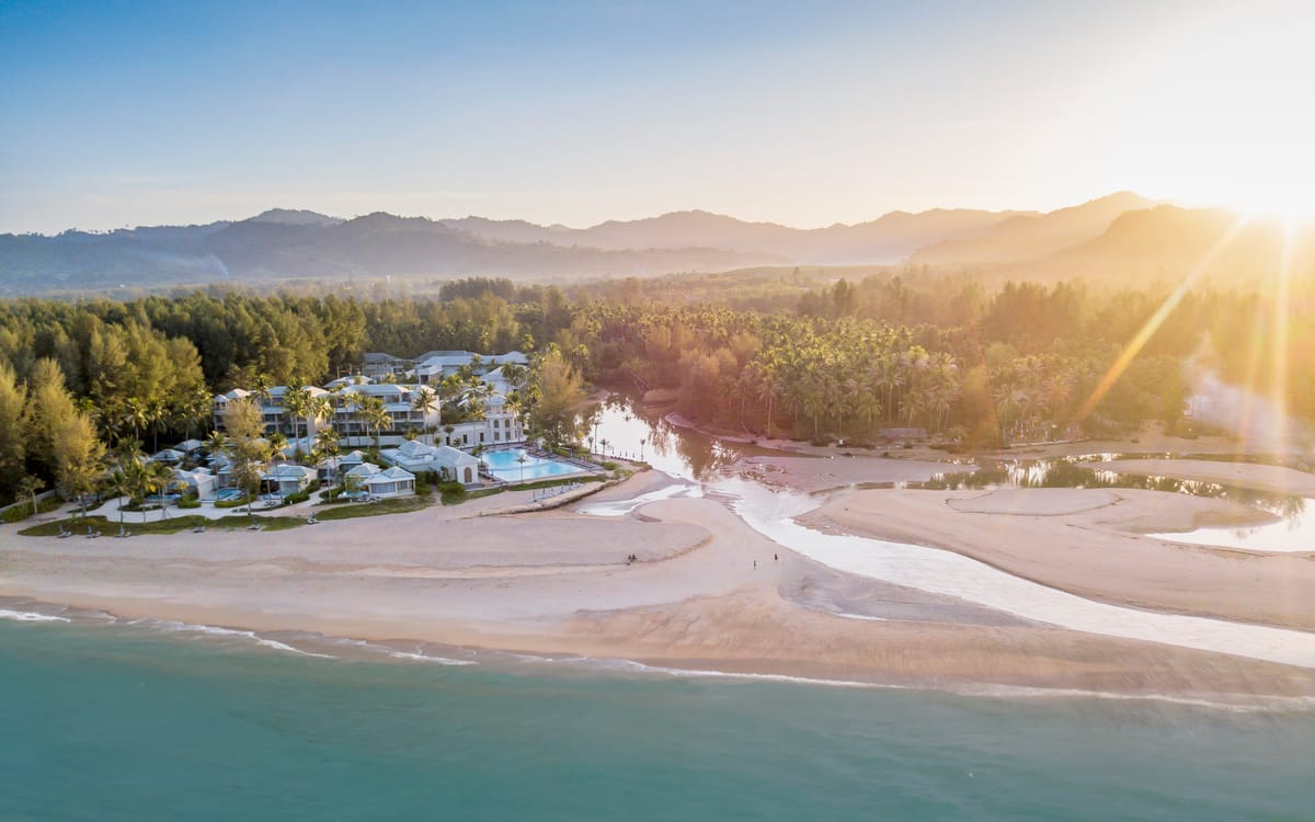 Paradiset ved lagunen i Khao Lak