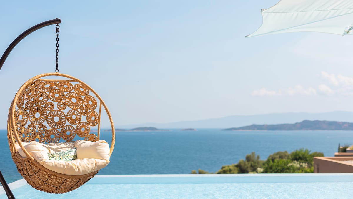 Sublim poolvilla og havudsigt på Halkidiki