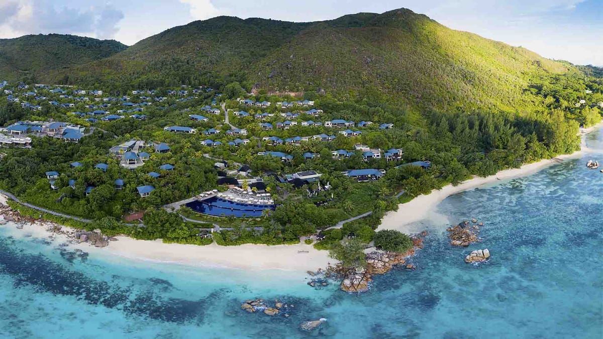 Poolvilla i paradiset Praslin