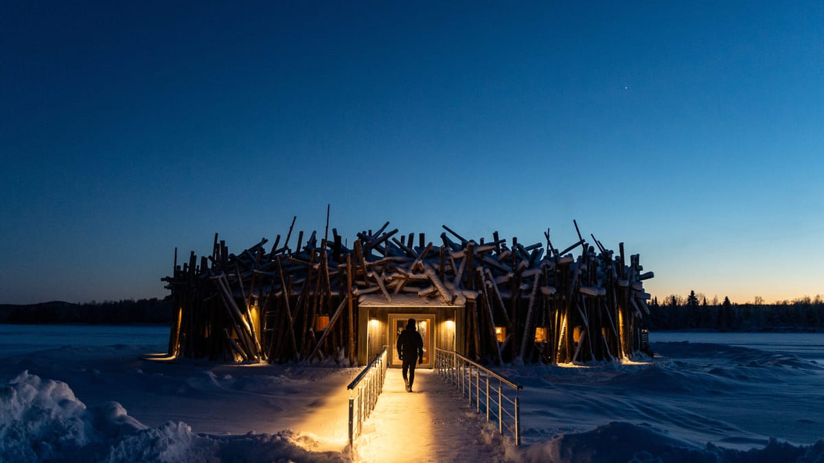 Gourmet og arktisk spa i Lapland