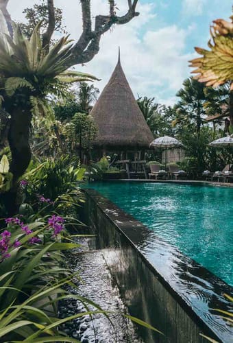 Indonesien, Bali, Ubud, The Alena Resort, Pool Area