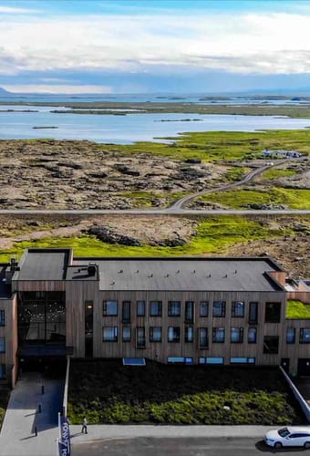 Rejser til Island, Grímsstaðir, Fosshotel Mývatn, view lake