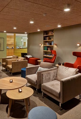 Rejser til Island, Vestisland, Hotel Hamar, Lounge