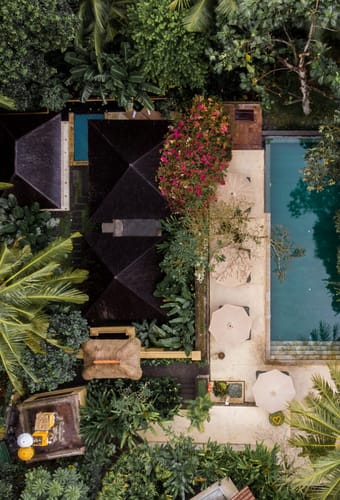 Indonesien Ubud Set oppefra