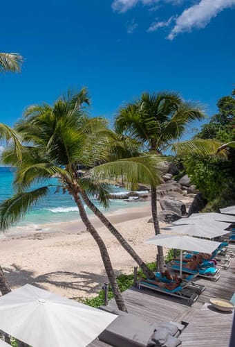 seychellerne mahe carana beach beach from above