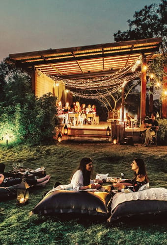 Thailand, Pai, Reverie Siam Resort, Riverside Evening