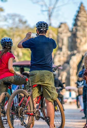 Cambodia, Siam Reap, Udflugt, Udforsk Angkor Wat på cykel