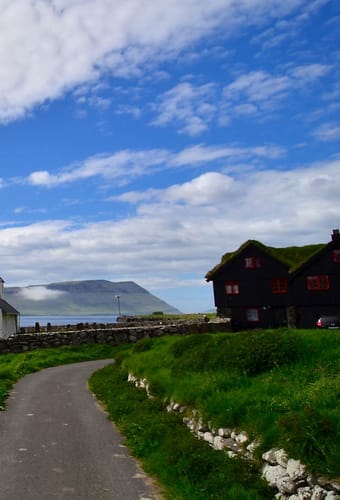 F&aelig;r&oslash;erne, Torshavn, Sandoy, Kirkjub&oslash;ur, Kirke, Hav