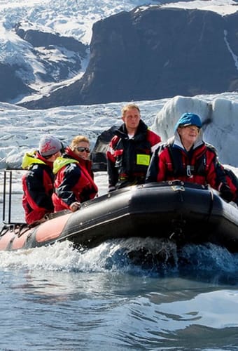 Island Sydisland Udflugt Fjallsarlon Sejltur På Gletsjerlagune