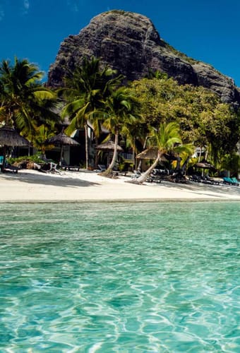 Rejser til Mauritius, Paradis Beachcomber Golf Resort & Spa, Klart turkis vand