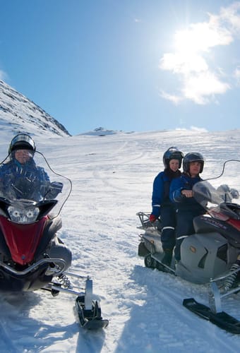 norge snescooter tamok dalen