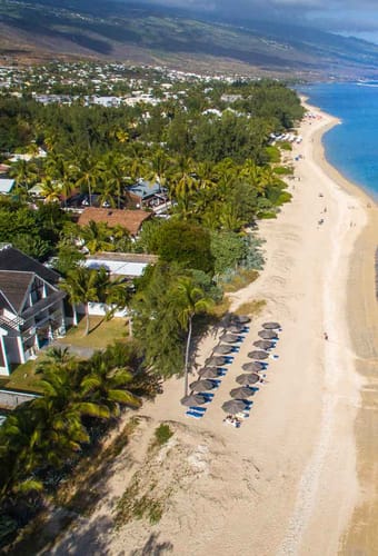 R&eacute;union nautile beach panorama