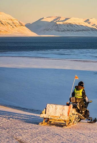 Svalbard elveneset snescooter