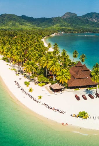 Thailand, Koh Mook, Koh Mook Sivalai Beach Resort, Beach View