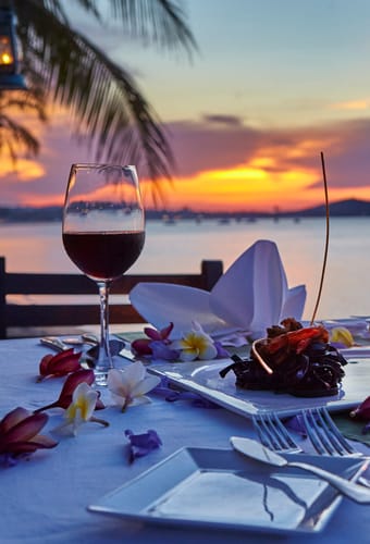 Thailand, Koh Samui, Paradise Beach Resort, Romantisk Middag