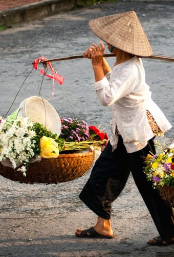 Vietnam gadehandler blomster scaled