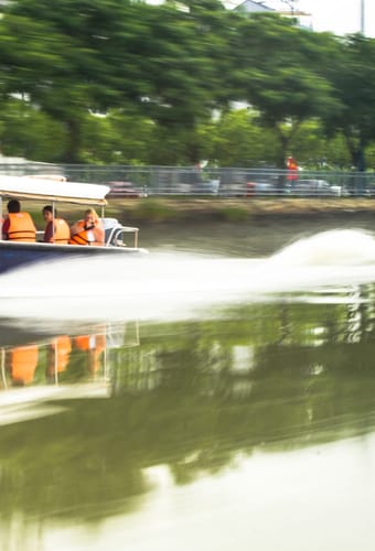 vietnam ci chi med speedbåd