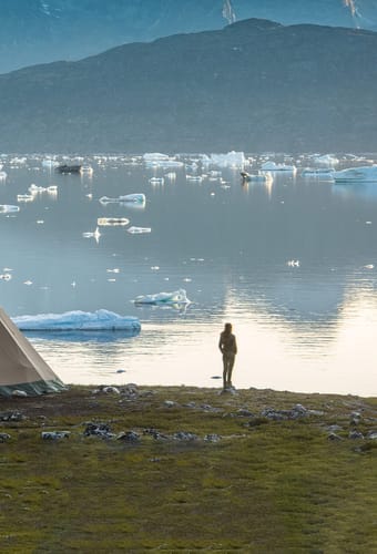 Gr&oslash;nland Camp Kiattua Nuuk, Fjord, Glamping, Telte, Natur, Vand, Isbjerge