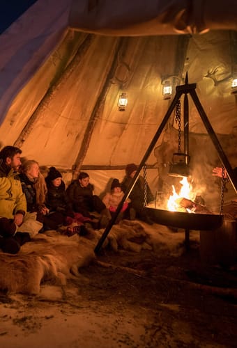 Norge Malangen Resort Sami Storytelling