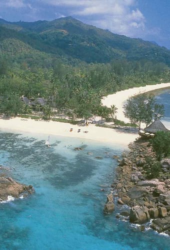 seychellerne praslin constance lemuria luftfoto resort