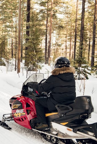 Sverige Lapland Arctic Bath Snowmobile Alexandjames