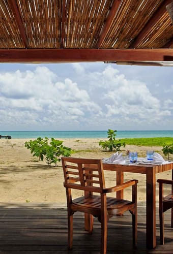 Thailand, Khao Lak, Bangsak Village, Beach Dining
