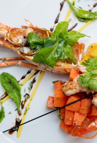Thailand, Khao Lak, Devasom, Food Set Up