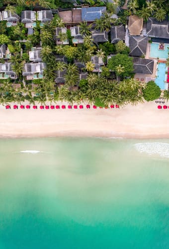 Thailand, Koh Phangan, Anantara Rasananda, Strand Udsigt