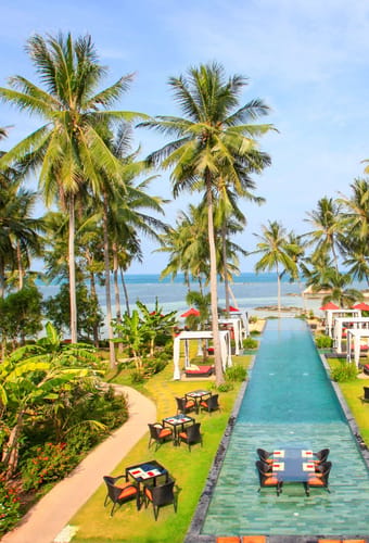 Thailand, Koh Phangan, Kupu Kupu Phangan, Pool Område